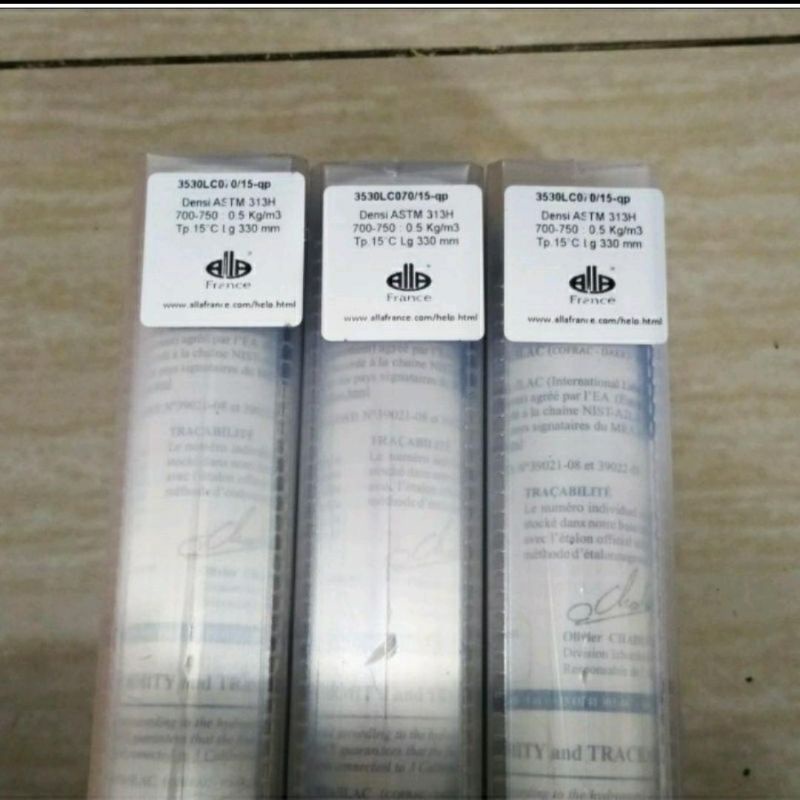 hydrometer bbm skala 700-750 pertamax pertalite