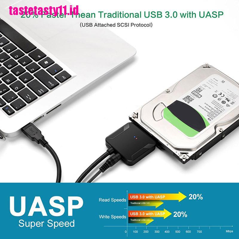 Kabel adapter converter USB 3.0 to sata Untuk hard drive 3.0