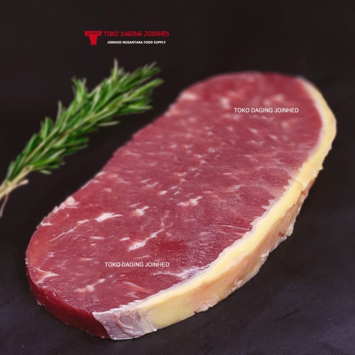 DAGING SAPI SIRLOIN STEAK EMPUK IMPORT AUSTRALIA KEMASAN 200 GR HALAL