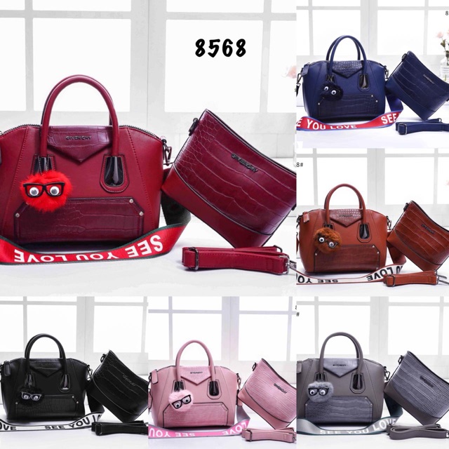 A.Givenchy Antigona Set Croco Gabrielle Bag #8568