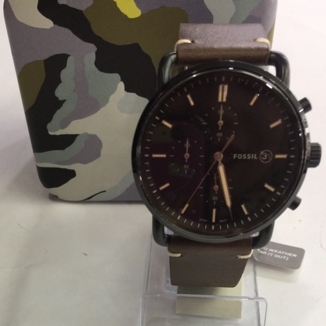 JAM TANGAN PRIA FOSSIL FS5403 BROWN BLACK ORIGINAL
