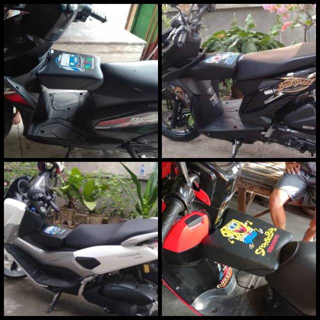 Boncengan anak / tempat duduk anak di motor / goncengan anak karakter lucu / jok anak karakter