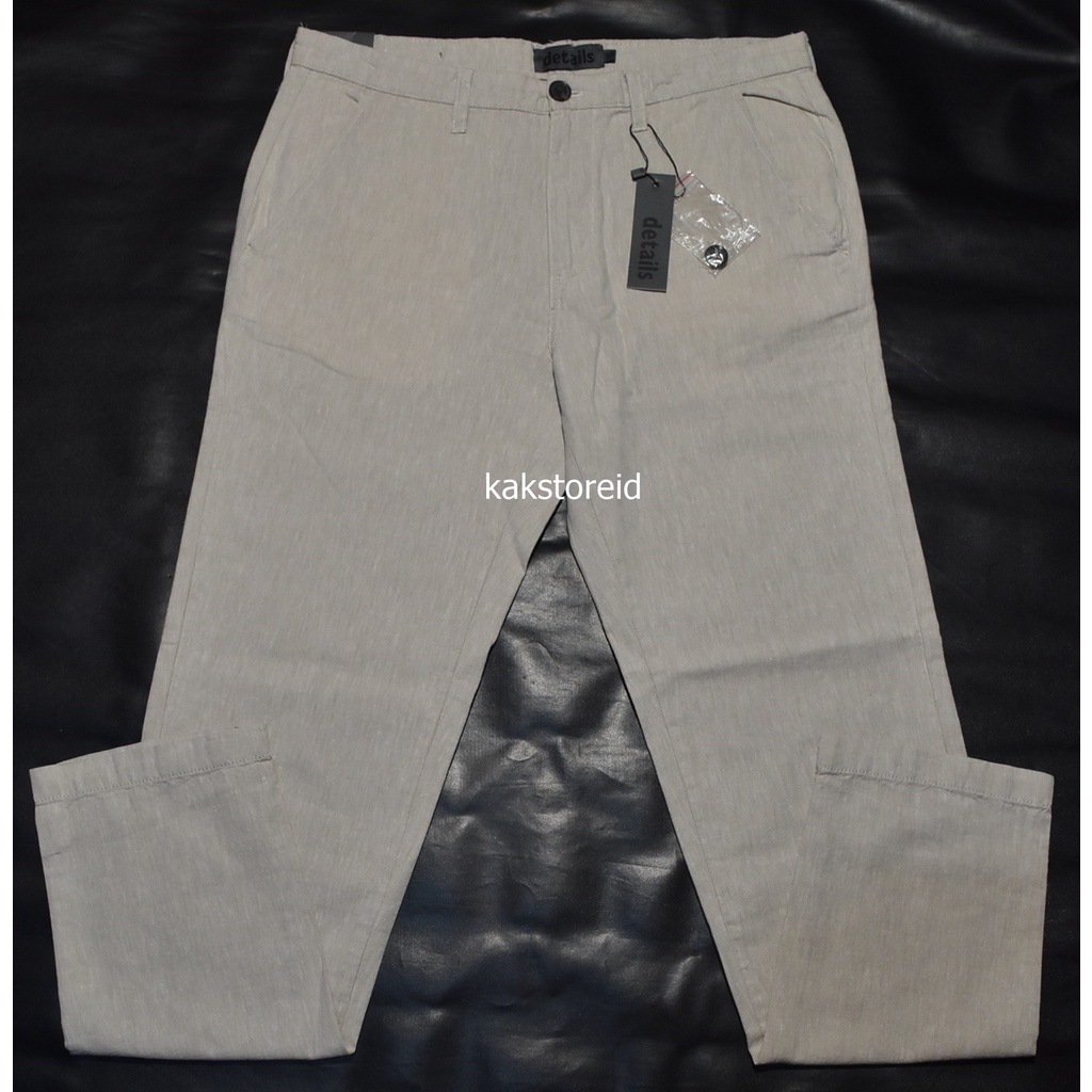 DETAILS Celana Panjang Pria Khaki Slimfit DET 59 ORIGINAL
