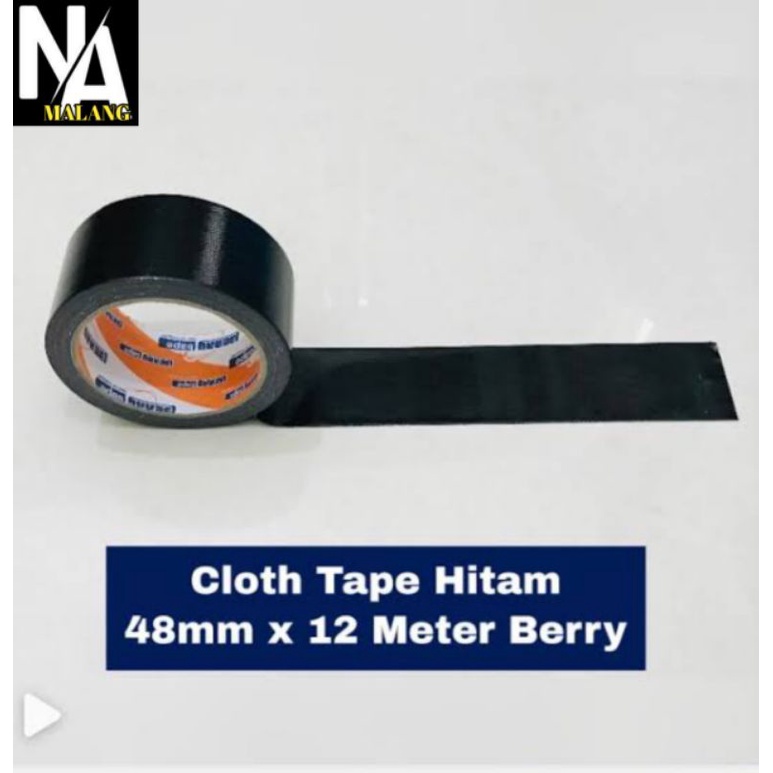 

Lakban Hitam Besar/Selotip Hitam Besar BERRYTAPE 48mm 12m