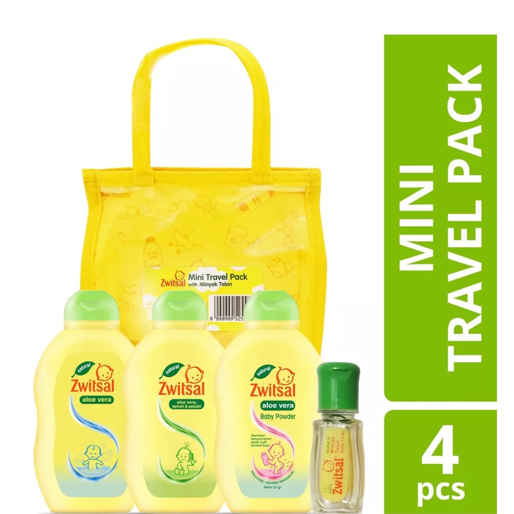 ZWITSAL Travel Pack Paket Perlengkapan Bayi