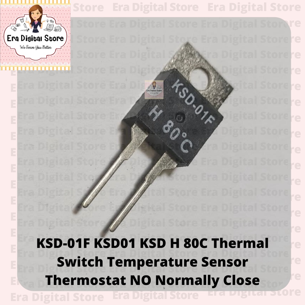 KSD01 KSD H 80C KSD-01F Thermal Switch Temperature Sensor Thermostat NO