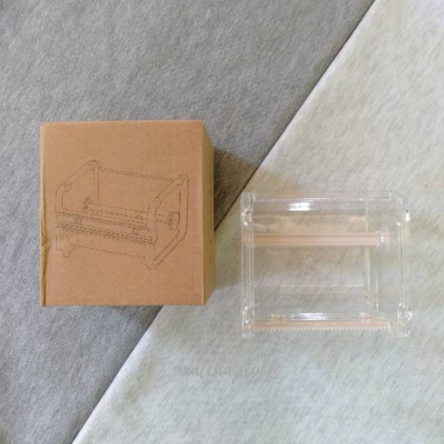 

TEMPAT WASHI TAPE/DISPENSER WASHI TAPE WARNA BEIGE