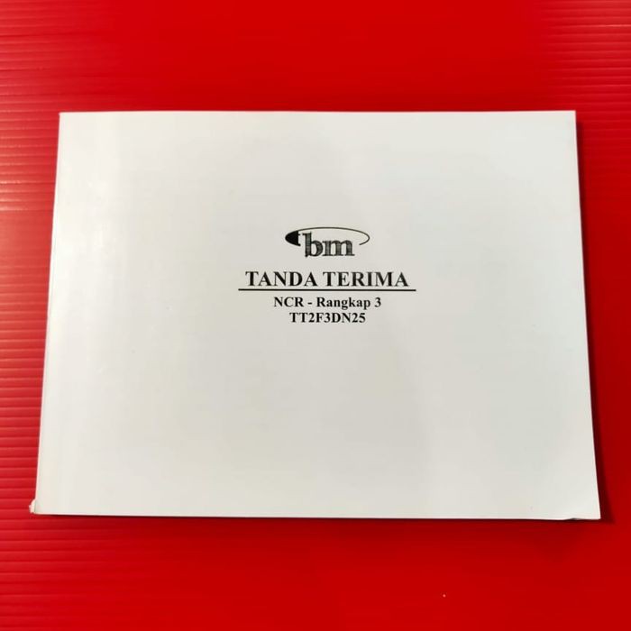 

TBMO TANDA TERIMA NCR 1/4 FOLIO (BM) DATAR RANGKAP 3