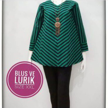 Blouse Lurik Batik Moderns Dengan Bahan Lurik ATBM Asli Pedan Sudah Full Furing Sampai Tangan