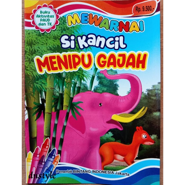 

Buku mewarnai anak edisi si kancil