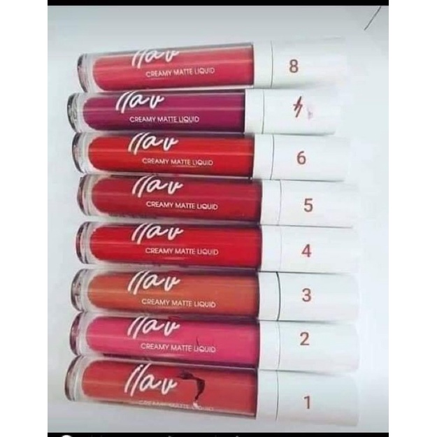 1 Pcs Ilav LipCream Matte (Pilih 1 Warna)