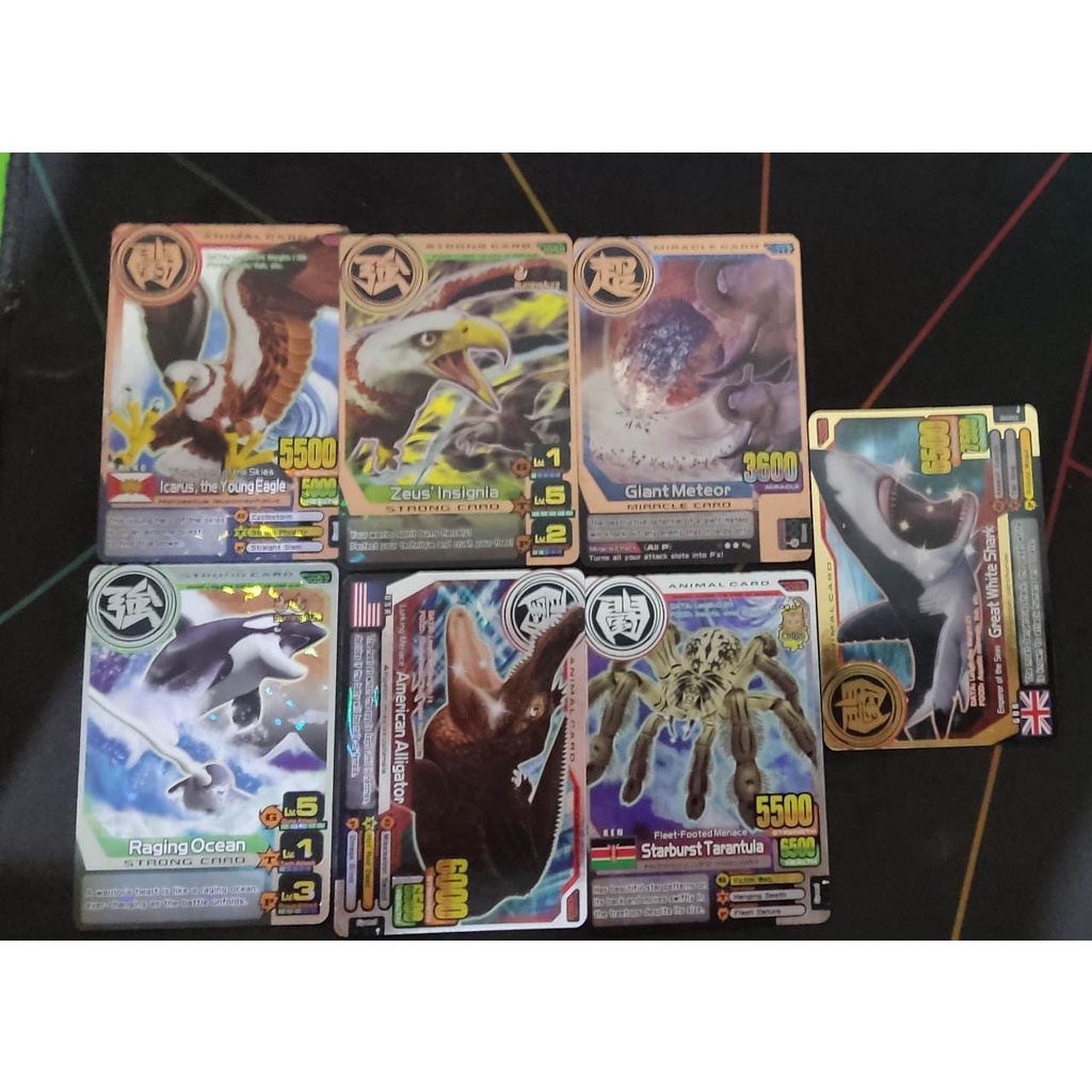 Kartu/Card Animal Kaiser Bronze,Silver,Gold 1 set Evo 4