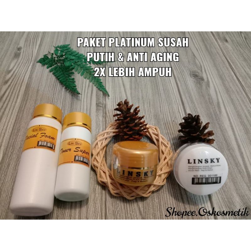 PAKET PLATINUM ISI 4 LINSKY FULL GOLD ORIGINAL