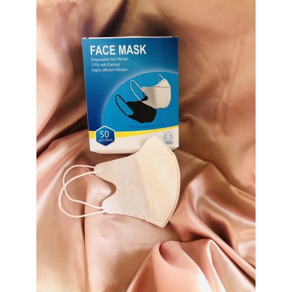 MASKER DUCKBILL MIRIP SENSI ADA GARIS ISI 50 PCS dan 10 PCS