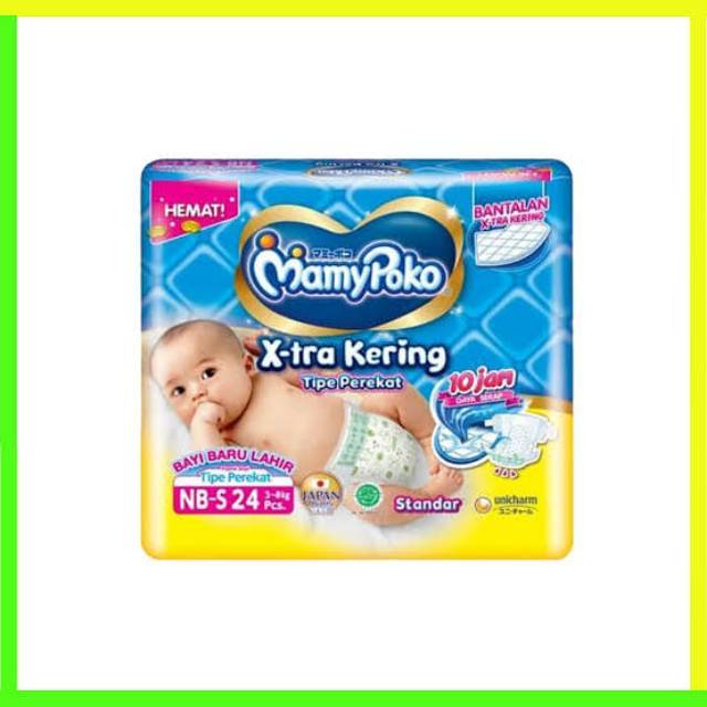 Mamypoko Xtra Kering tipe perekat NB S24 | Shopee Indonesia