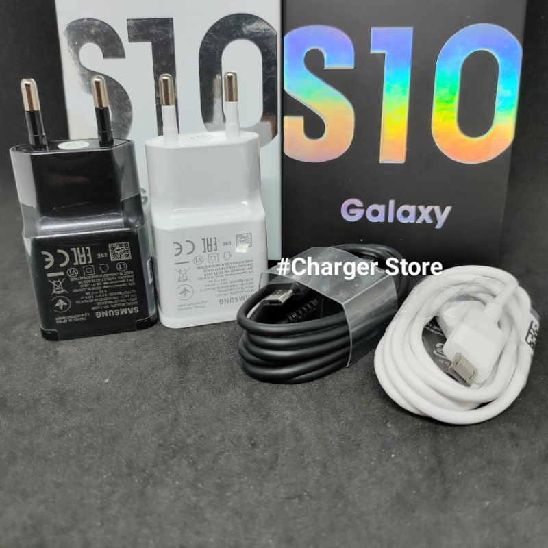 Charger Samsung ORIGINAL S10+ Fast Charging Micro USB - Type C