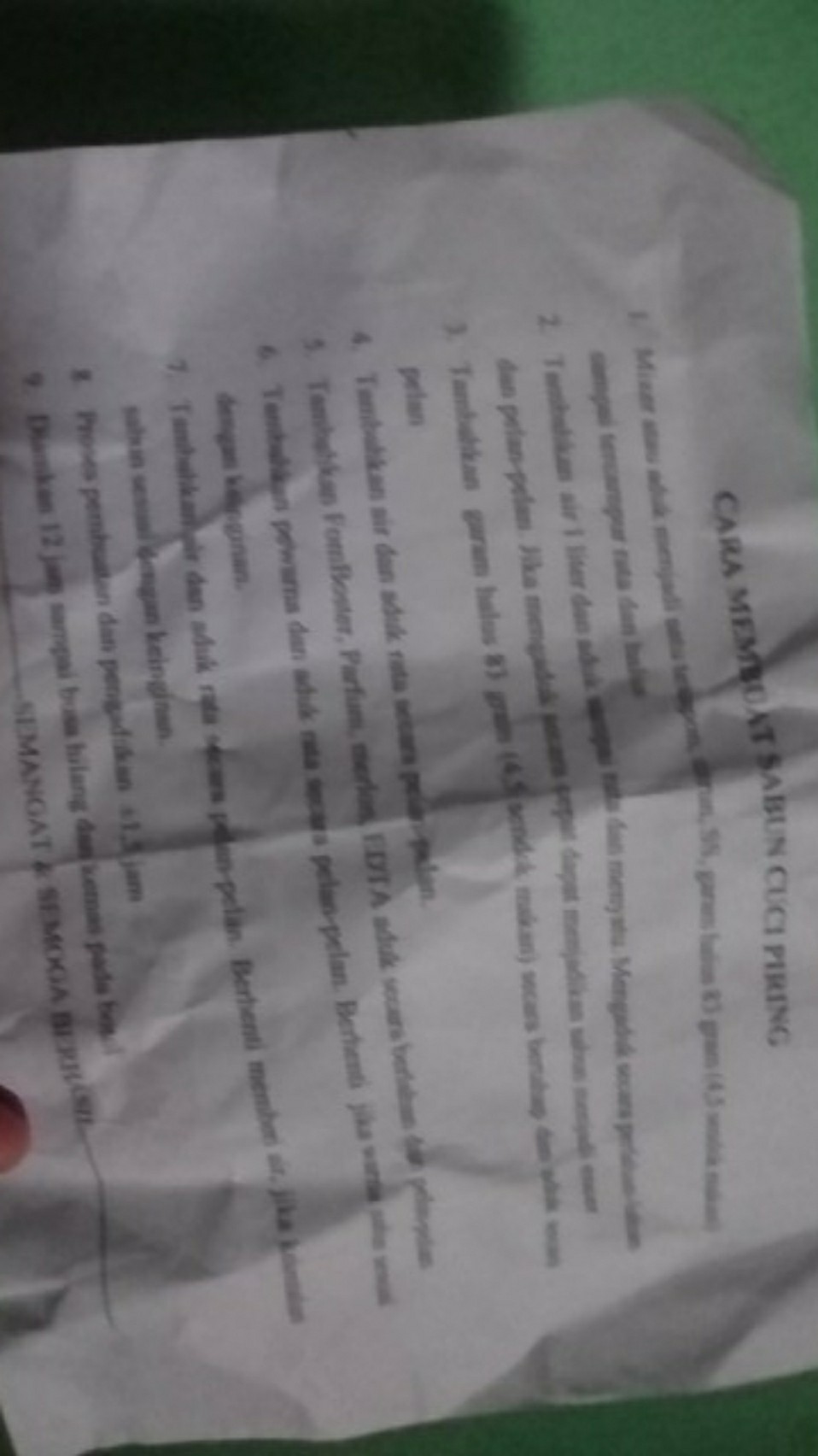 Termurah Bahan Sabun Cuci Piring Kwalitas Super Hasil 5-10 Liter