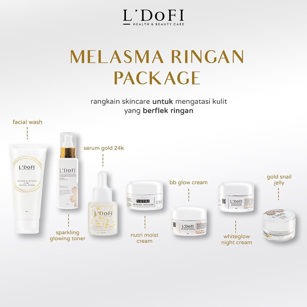 PAKET SKINCARE LDOFI MELASMA RINGAN PACKAGE PAKET LENGKAP LDOFI PAKET SKINCARE LDOFI KOMPLIT LENGKAP