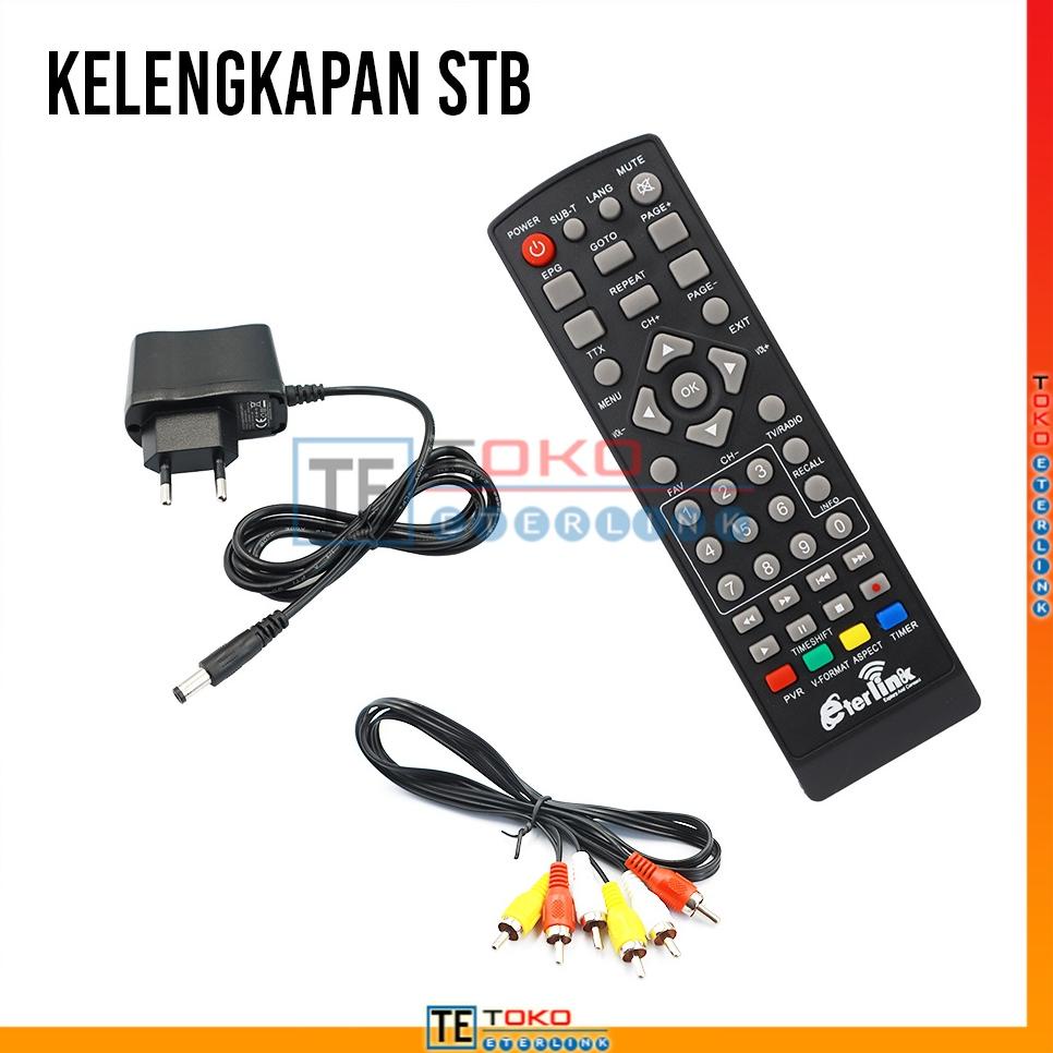 [Bjw31au22ј] TV Digital Eterlink Brand Set Top Penerima Siaran Full HD/ STB+Wifi / STB Saja - MT7601