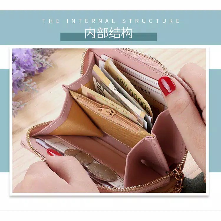 *ALIBABA1688* DOMPET WANITA (D08) DOMPET KOREAN FASHION TRENT FASHION WALLET C1