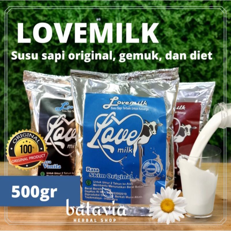 

Susu Lovemilk 500gr Susu Sapi Susu Gemuk Susu Diet Susu Sapi