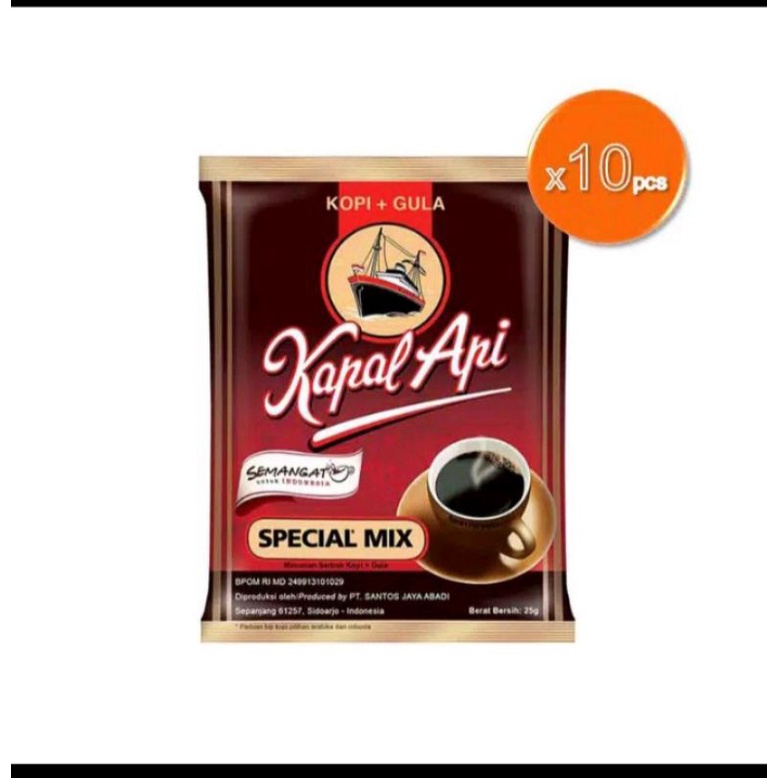

Kapal api special mix isi 10pcs