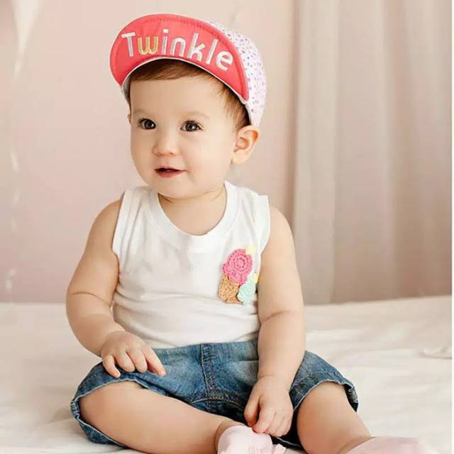 Topi bayi balita anak lucu twinkle