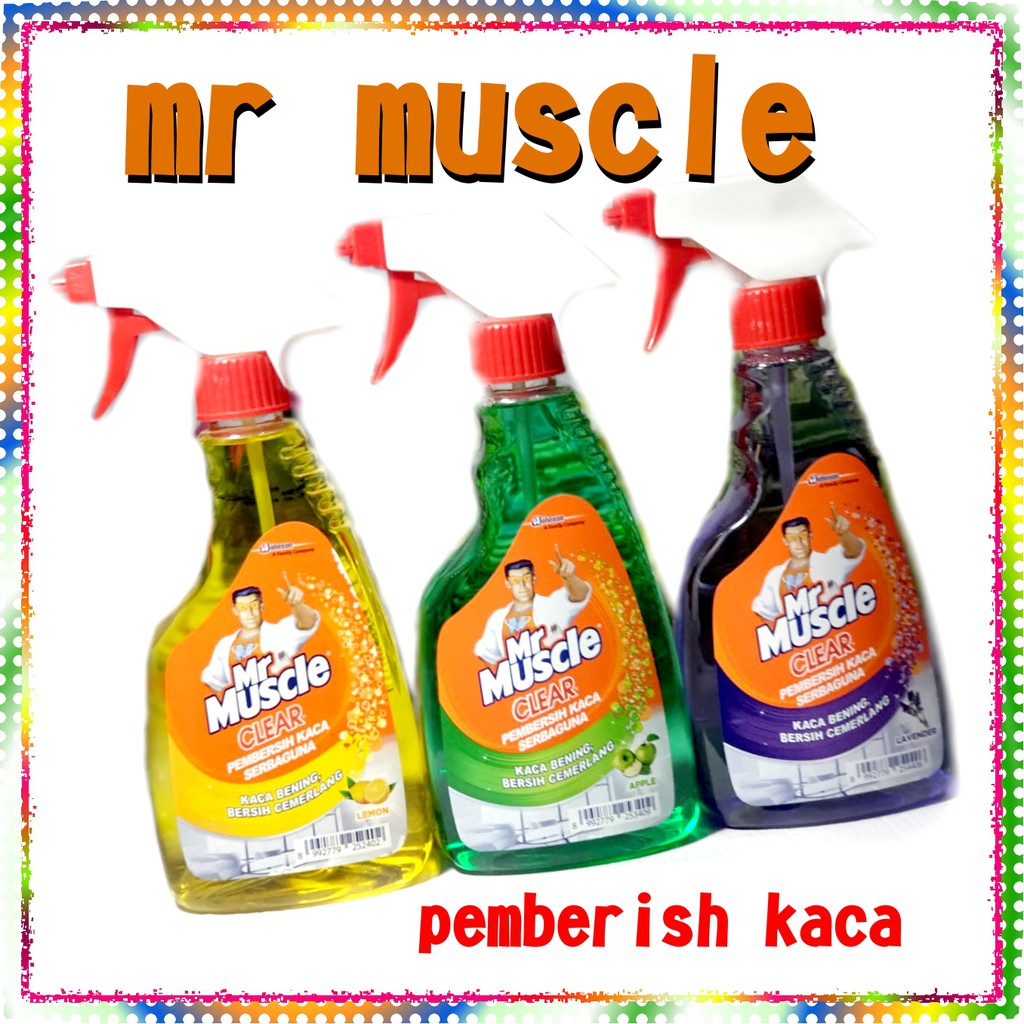 PEMBERSIH KACA mr muscle GLASS CLEANER MR MUSCLE spray