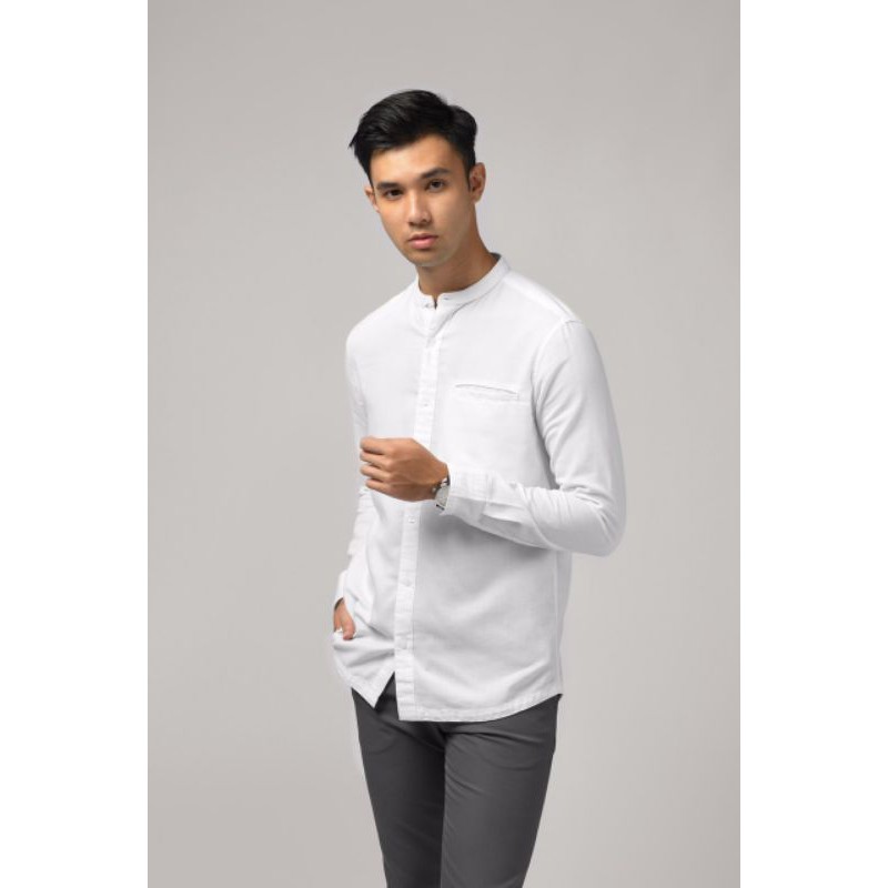 Kalpen Collarless Shirt Size S by Preppstudio