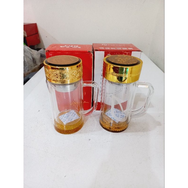 Cangkir Kaca / Gelas Kaca / Personal Tea cup / Teaset kaca / Gelas kaca / Mug Kaca Tahan panas