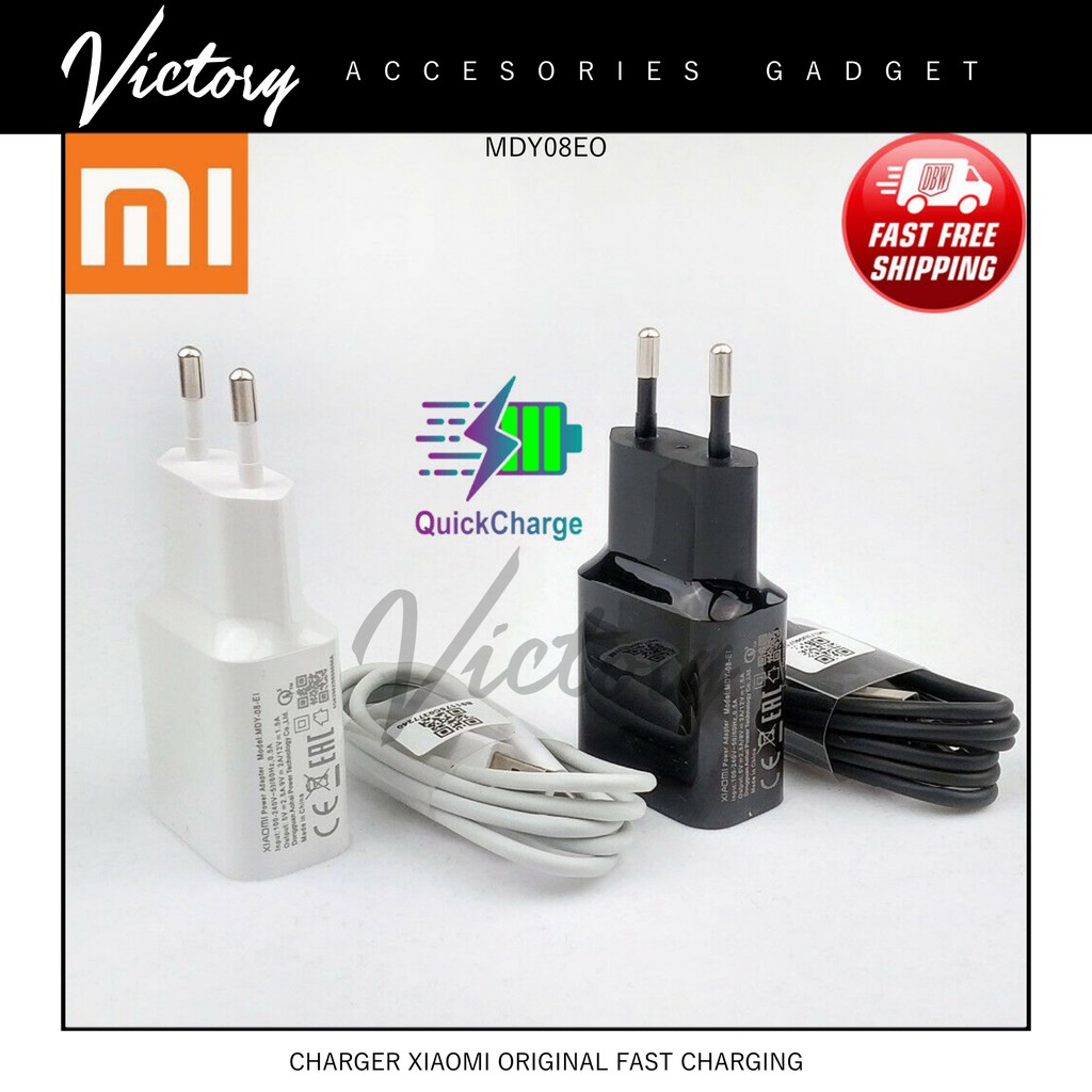 ORIGINAL Charger Xiaomi Fast Charging 2A MDY08EO Casan Xiaomi Redmi 4A 4X 5A NOTE 5 6A