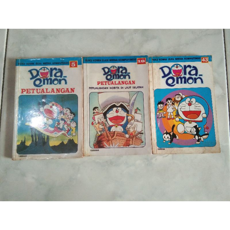 Preloved komik doraemon Fujiko Fujio vol 43 petualangan 5 & 18