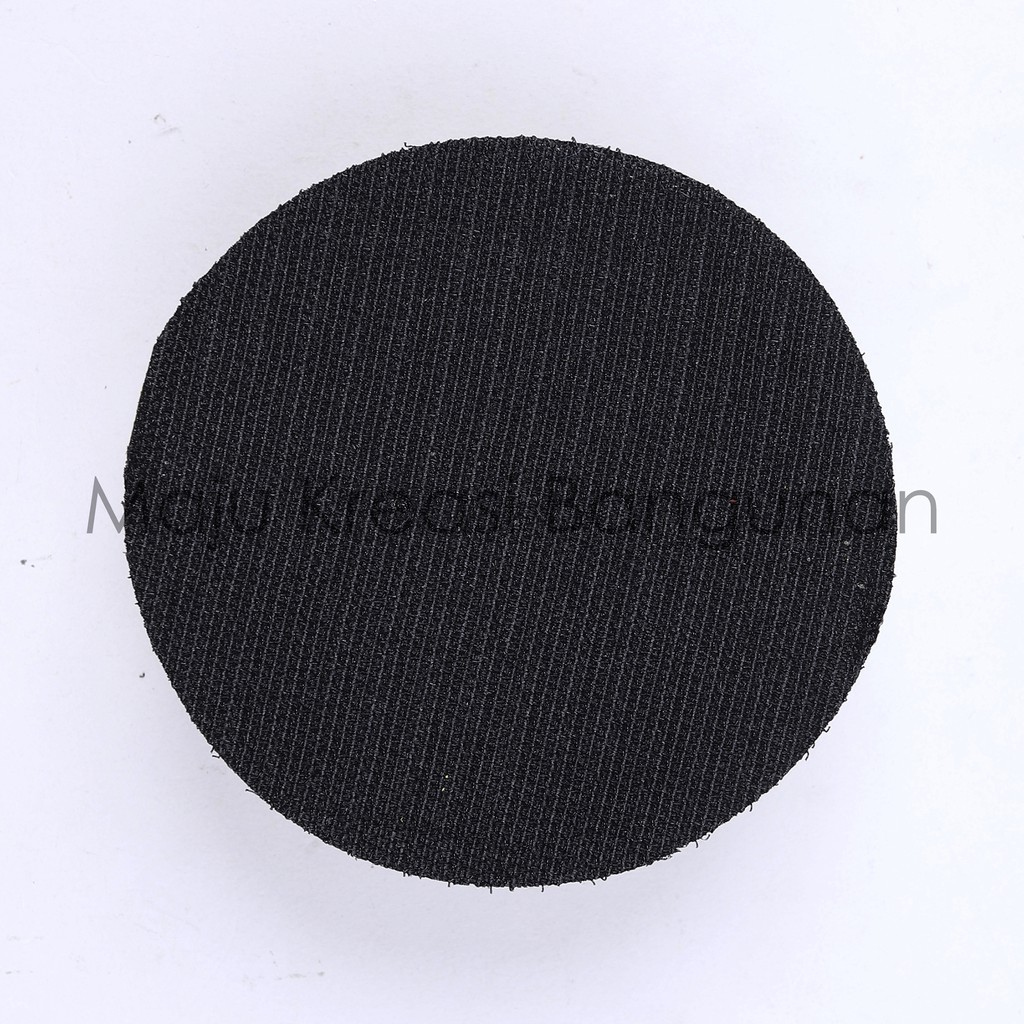 Tatakan Amplas Velcro Bulat 4 Inch Inci Gerinda Tangan Tempel Perekat Amplas Rubber Polishing Pad