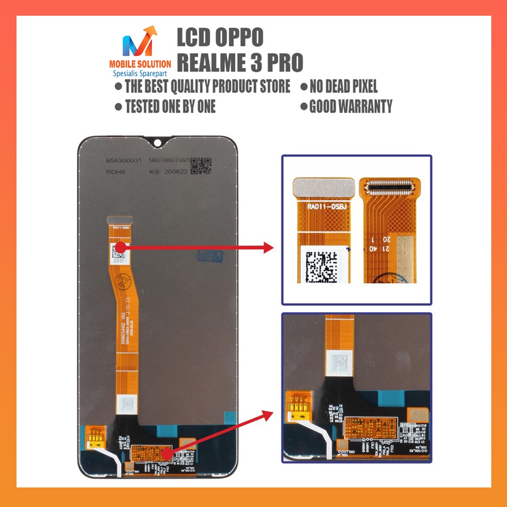 Grosir LCD Oppo Realme 3 Pro ORIGINAL 100% Fullset Touchscreen - Parts Kompatible Dengan Produk Garansi 1 Bulan + Packing / Bubbel