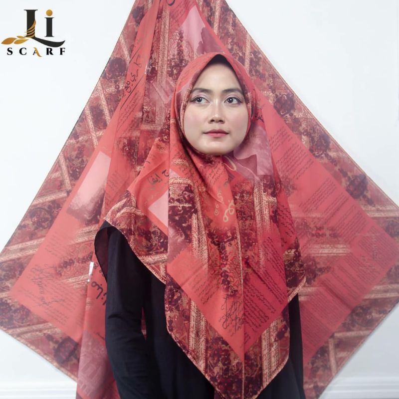 Li.Scarf Arabian Vintage Orange (veve zulfikar)