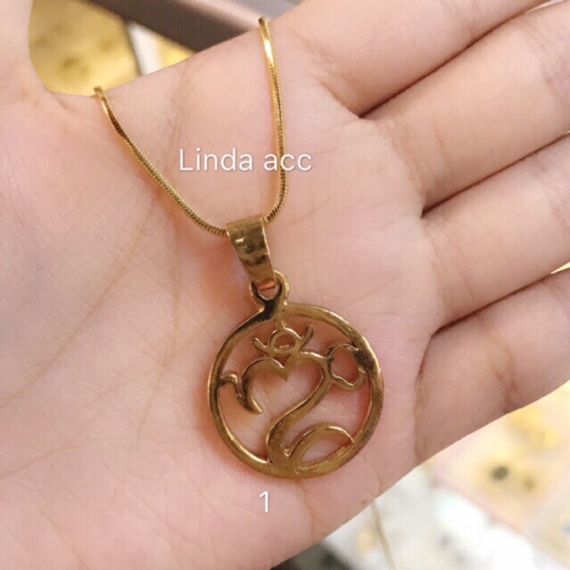 ready kalung omkara/swastika/lafal allah