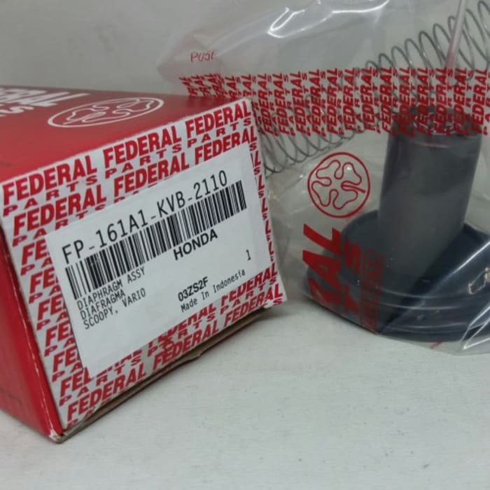 Per + Karet Vakum Karbu - Beat Vario Spacy Scoopy Karbu Asli Federal FP-161A1-KVB-2110