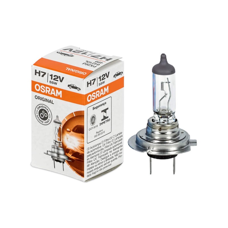 Bohlam Lampu Depan BMW X1 X3 '07-'12 H7 12V 55W 64210 Osram Original