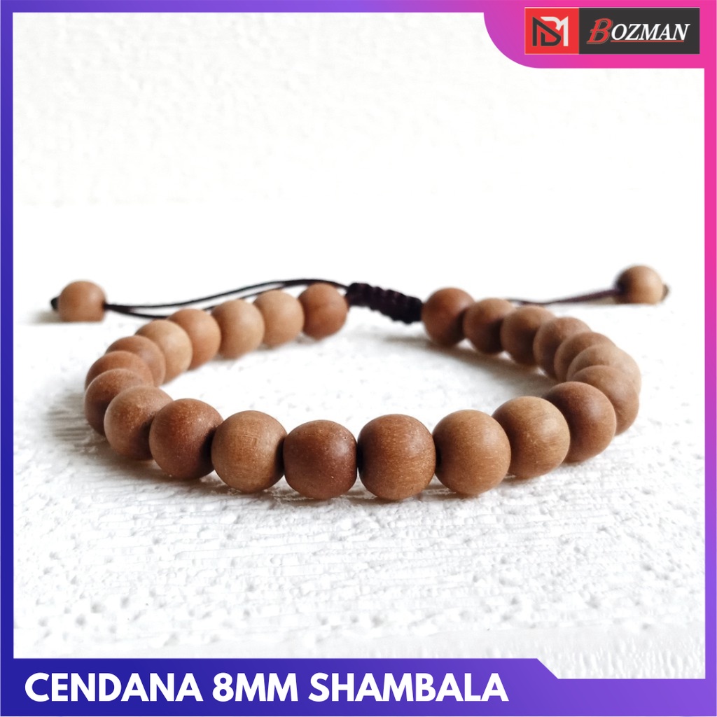 Gelang Tasbih Original Kayu Cendana Berbagai Dim 6mm, 8mm, Dan 12mm Wangi