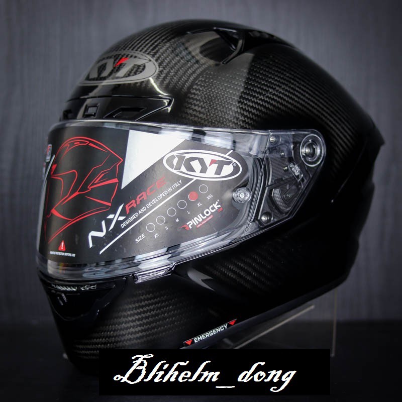 Jual HELM KYT NXRACE CARBON BLACK GLOSSY NXRACE BLACK CARBON NX