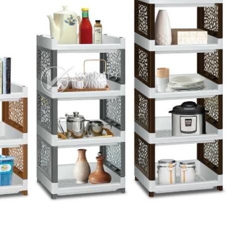 ✱ Rak Susun Plastik Serbaguna Tabitha - RSTK 4 susun ➶