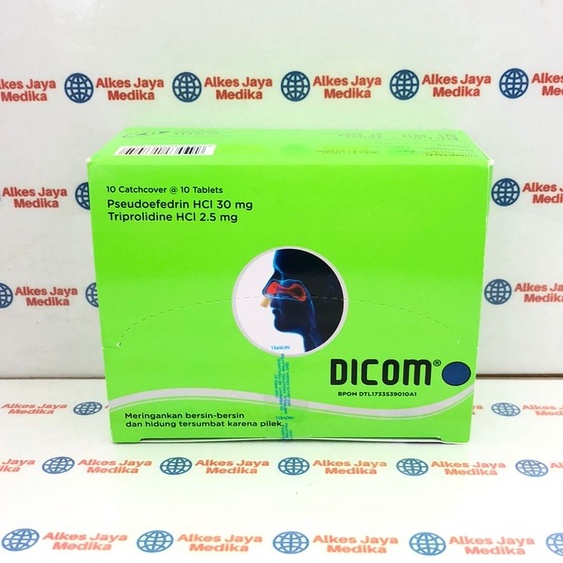 Dicom Box Isi 100 Tablet - Obat Flu / Pilek