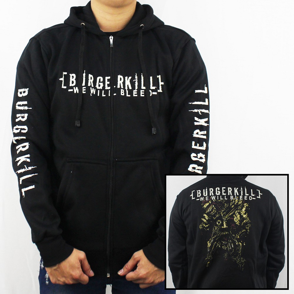 JAKET BURGERKILL HEAVY METAL M L XL XXL 04 - JAKET MUSIK METAL BURGERKILL - HOODIE MUSIK BURGERKILL