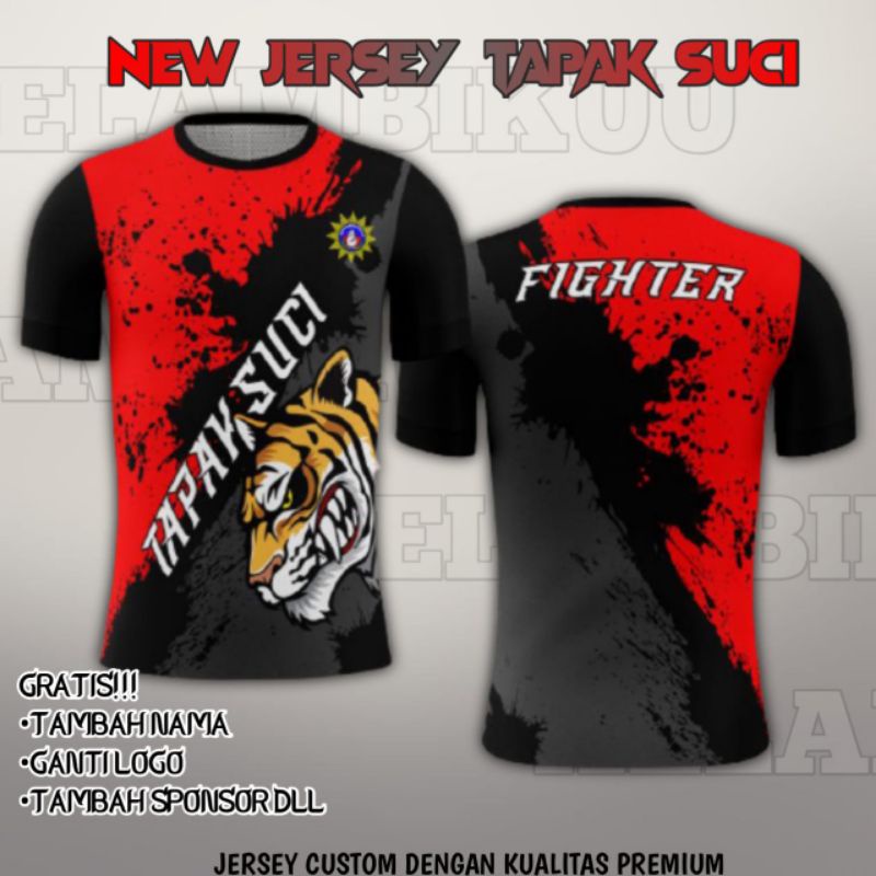 JERSEY PENCAK SILAT INDONESIA/BAJU KAOS PENCAJ SILAT/BAJU TAPAK SUCI/KERA SAKTI/KARATE