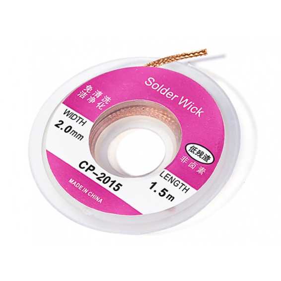 GIJ - Pita Solder Wick Pembersih Timah 2.0mm 1.5 meter