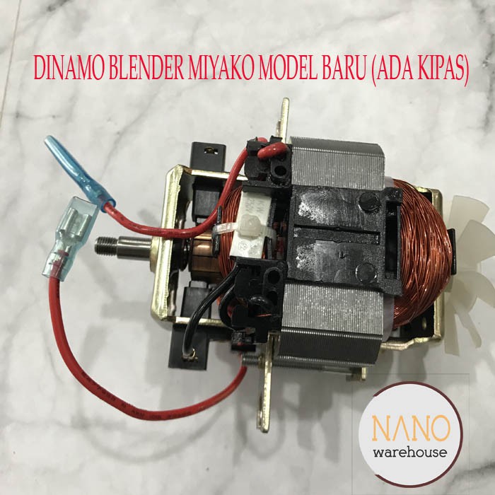 Mesin Dinamo Blender Miyako Motor Blender Miyako Model Baru Ada Kipas 102 152