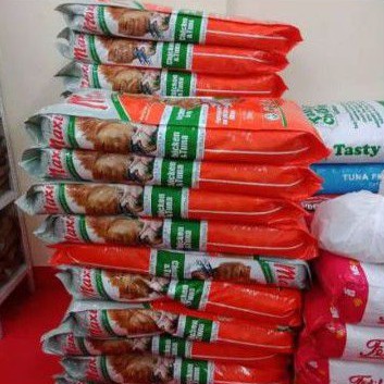 Makanan Kucing Maxi Cat Food Chicken &amp; Tuna 10kg Repack - Promo Makanan Kucing Maxi Cat (Ekspedisi)