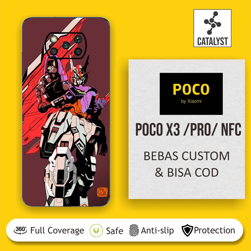 Garskin Skin Fullbody POCO X3 PRO NFC GUNDAM BISA CUSTOM - KODE 8940