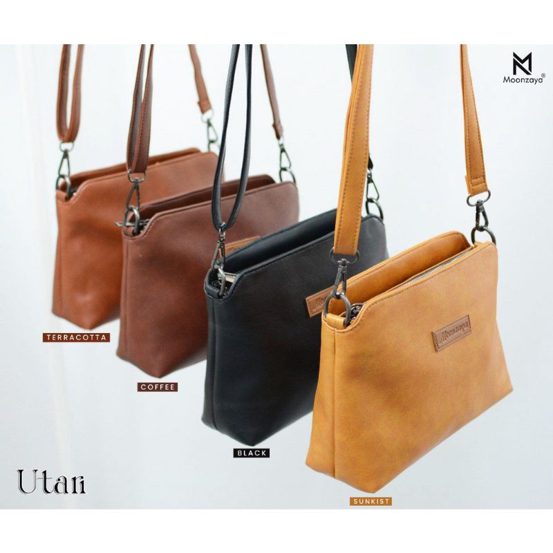 COD//TERMURAH//TAS  WANITA SLEMPANG UTARI ORI BY MOONZAYA//TAS SELEMPANG WANITA UTARI ORI BY MOONZAY