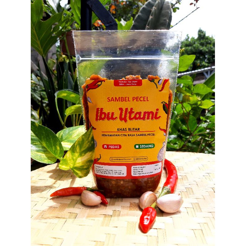 

Sambel Pecel Blitar Ibu Utami isi 500gram